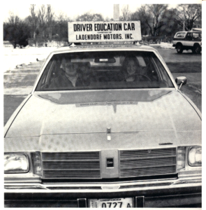 1980 drivers education class at Maine North